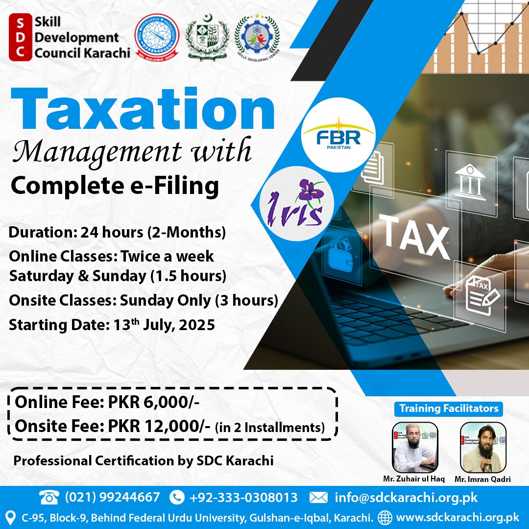 Certification in Taxation Management (with Complete E-Filing)